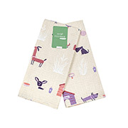 Набір кухонних вафельних рушників Гав-гав Home Line пісочний