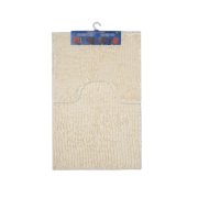 Набор ковриков для ванной комнаты Kornel 2 шт молочный