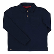 Лонгслів-поло для хлопчика ФБ993 лакоста Бембі 800-синій