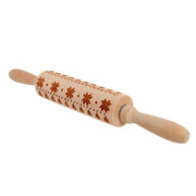 Качалка дерев'яна з орнаментом Новий рік Lefard 815-053