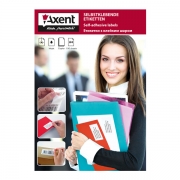 Етикетки з клейким шаром 38,1 * 21,2 - 65шт / л Axent 2469-A