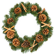 Вінок 40 см Різдвяна ніч Yes! Fun 904204