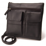 Шкіряна сумка Visconti 18608 A black