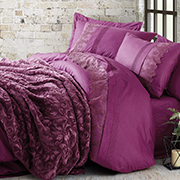 Постільна білизна Cotton Box Ранфорс з пледом Embos Murdum