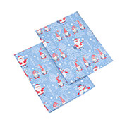 Набір кухонних новорічних рушників Гном на блакитному Home line 172625