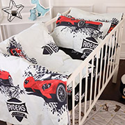 Постільна білизна в дитяче ліжечко Kids Time 20-0041 Champion бязь MirSon