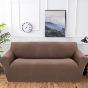 Чохол на диван жакардовий Homytex пісочний