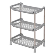 Етажерка для взуття 3-х ярусна Home Fabrika FK0236Grey