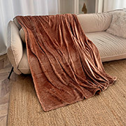 Флісовий плед Love you бежевий