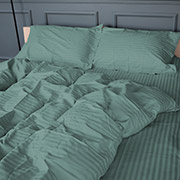 Постільна білизна 30-0015 Green Wave сатин-страйп MirSon