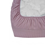 Простирадло на гумці Orchid страйп-сатин Good-Dream рожевий