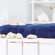 Махровий рушник 5003 SoftNess Darkblue Mirson