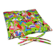 Подушка на стілець Home line котон-стрейч салатова