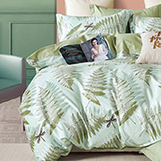 Постельное белье Папоротник Green 101196 бязь-люкс Selena