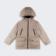 Куртка демісезонна для хлопчика КТ325 плащівка Бембі G00-бежевий