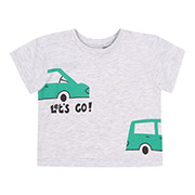 Футболка для хлопчика ФБ976 супрем Бембі XM0-сірий меланж