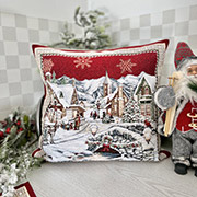 Декоративна новорічна наволочка Benask-NV1 LiMaSo