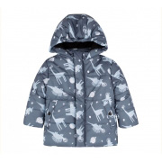 Куртка зимова для хлопчика Бембі КТ296 сіра