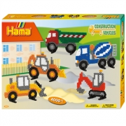 Великий Набір термомозаіка Hama Будівельні машини Midi 5+ 3143