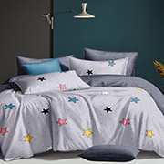 Комплект постільної білизни Selena сатин Зоряне конфетті 300459