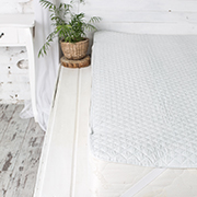 Наматрацник бязь гумка по кутах Ecotton White