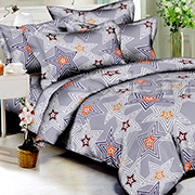 Комплект постільної білизни полісатін Selena Зірка 610204