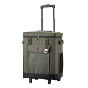 Термосумка 50 л на колесах 2E темно-оливкова