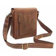 Чоловіча шкіряна сумка-месенджер Visconti S-7 oil tan