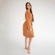 Халат жіночий Muslin Barine siena теракотовий