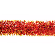 Гирлянда красная с золотыми кончиками Новогодько 901419