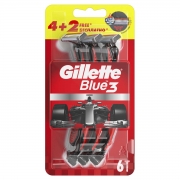 Набір одноразових станків для гоління 6шт Gillette Blue 3 Nitro 7702018362585