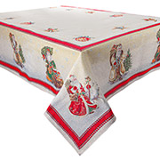 Скатертина гобеленова новорічна Snowing Lefard
