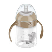 Тренувальна кружка Моя перша кружка із трубочкою та обважнювачем 150 мл Lovi 35/363 коричнева