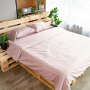 Простирадло сатинове Mix Match Ardesto пудра