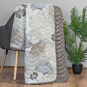 Покривало стьобане Гінкго білоба Home Line беж