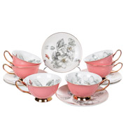 Набір чайний порцеляновий 12 предметів 200 мл Lefard 975-059