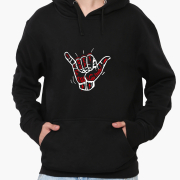 Худі чоловічий Get Up MobiPrint 9225-2000 чорний