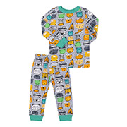 Пижама ПЖ56 рибана Бемби X01-серый-принт