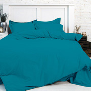 Детский пододеяльник MirSon бязь 17-4735 Caterina бирюзовый