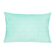 Наволочка бязь Home Line клітинка бірюзова