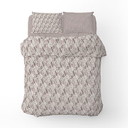 Постільна білизна Цвітіння трав - Пшоно бязь Home Line сіро-ліловий