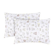 Набір із двох дитячих наволочок Тедді бязь Home Line кавово-жовтий