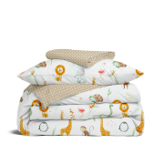 Дитяча постільна білизна в ліжечко AFRICA ZOO Cosas бежевий
