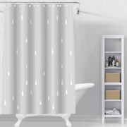 Штора для ванной комнаты Idea Home DS-SC260 Grey-Drop