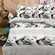 Постільна білизна Котячі обійми 600904 полікоттон Selena