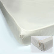 Простирадло на гумці з ранфорса SoundSleep PR80R-Ran-104 Cream кремова