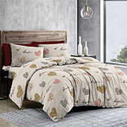 Комплект постільної білизни SoundSleep Hearts Вeige бязь бежевий