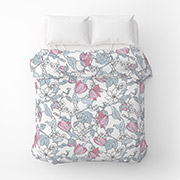 Підковдра з бязі Весняний вечір Home Line сіро-рожевий