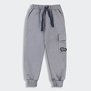 Штани для хлопчика ШР852 трикотаж-двунитка Бембі X00-сірий