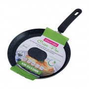 Сковорода млинцева 26см з мармуровим покриттям для індукції та газу Kamille 0623MR